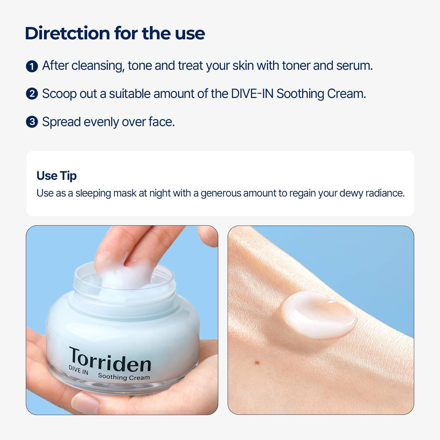 TORRIDEN Dive In Low Molecular Hyaluronic Acid Soothing Cream - Image 7