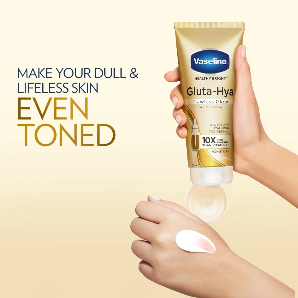 VASELINE Gluta-Hya Flawless Glow Lotion 200mL - Image 7