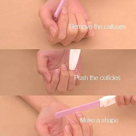 VICTORY NAIL – Ceramic Stone Manicure Fingernail Files with Cases - Image 3