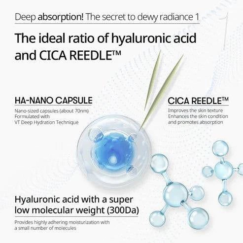 VT Cosmetics Hydrop Reedle (Blue) Shot 100 50mL - Image 4