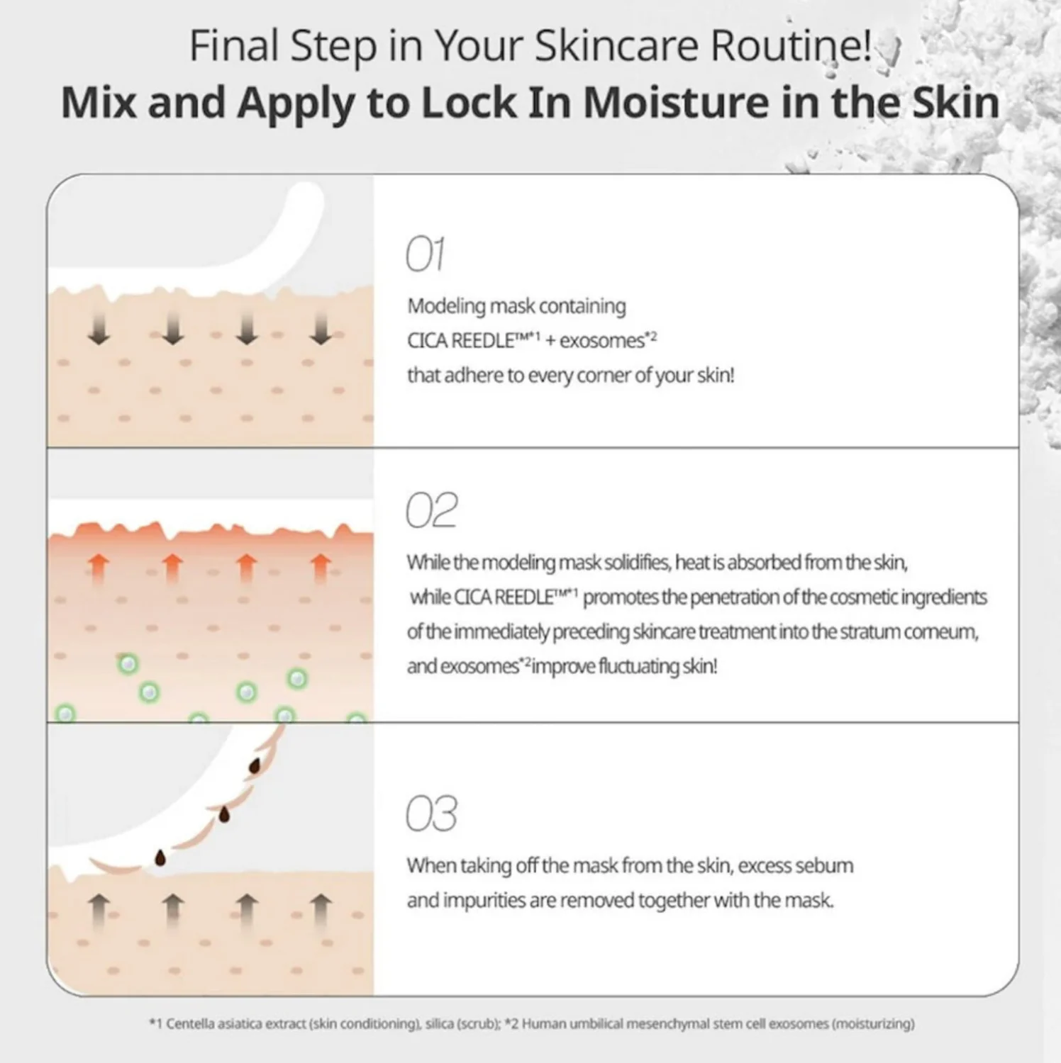 VT Reedle Shot Ex Hyaluronic Modeling Pack 25g - Image 4